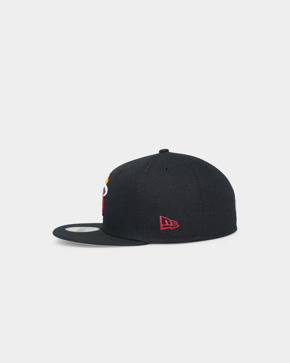 New Era Miami Heat NBA Back-Half '21-'22 59FIFTY Fitted Black