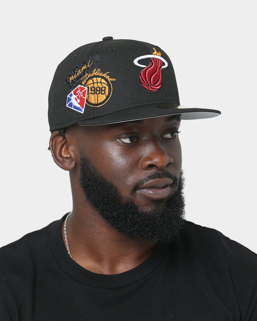 New Era Miami Heat NBA Back-Half '21-'22 59FIFTY Fitted Black