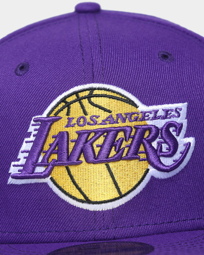 New Era Los Angeles Lakers NBA Back-Half '21-'22 59FIFTY Fitted Purple