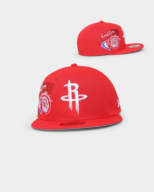 New Era Houston Rockets NBA Back-Half '21-'22 59FIFTY Fitted Red