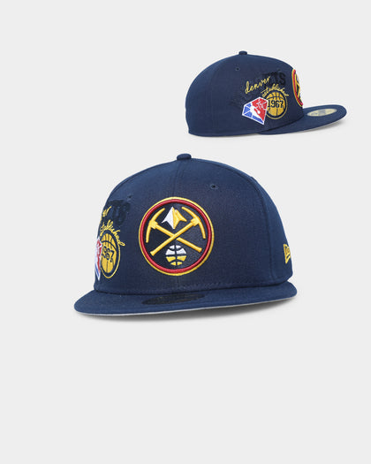 New Era Denver Nuggets NBA Back-Half '21-'22 59FIFTY Fitted Dark Blue