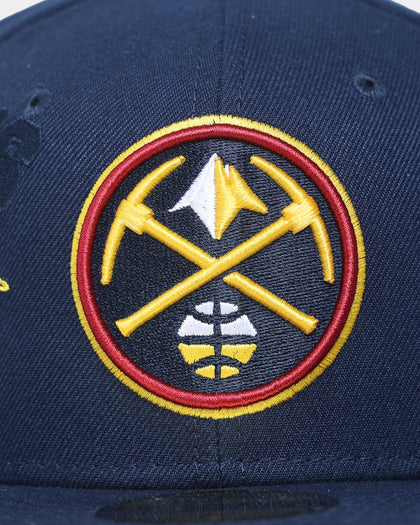 New Era Denver Nuggets NBA Back-Half '21-'22 59FIFTY Fitted Dark Blue