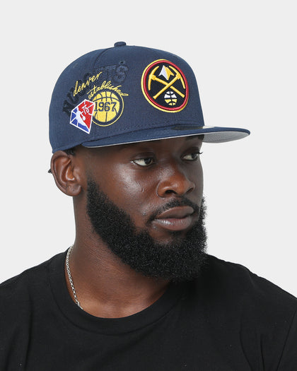 New Era Denver Nuggets NBA Back-Half '21-'22 59FIFTY Fitted Dark Blue