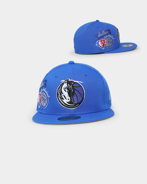 New Era Dallas Mavericks NBA Back-Half '21-'22 59FIFTY Fitted Medium Blue