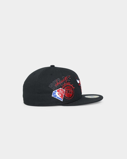 New Era Chicago Bulls NBA Back-Half '21-'22 59FIFTY Fitted Black