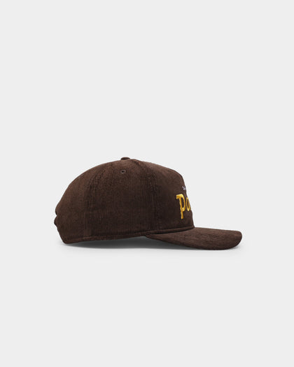 New Era San Diego Padres 'OG Team Coloured Cord' Script Old Golfer Snapback Brown