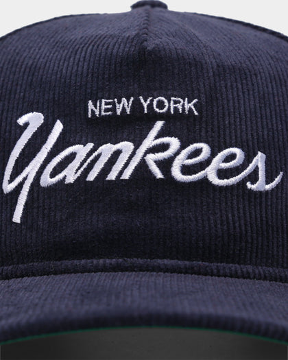 New Era New York Yankees 'OG Team Coloured Cord' Script Old Golfer Snapback Navy