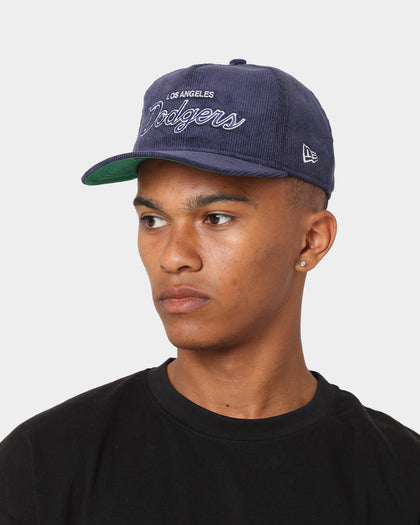 New Era Los Angeles Dodgers 'OG Team Coloured Cord' Script Old Golfer Snapback Navy