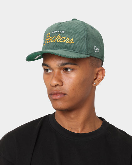 New Era Green Bay Packers 'OG Team Coloured Cord' Script Old Golfer Snapback Green