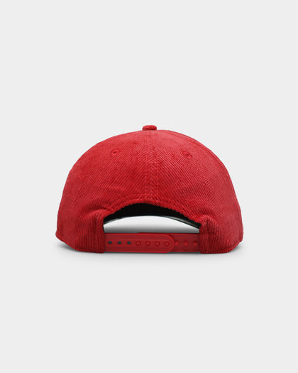 New Era Chicago Bulls 'OG Team Coloured Cord' Script Old Golfer Snapback Red