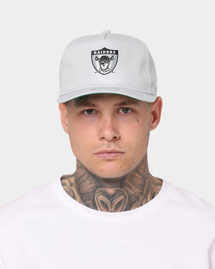 New Era Raiders Throwback Logo Old Golfer Snapback OTC/Kelly Green