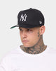 New Era New York Yankees Throwback Logo Old Golfer Snapback OTC/Kelly Green