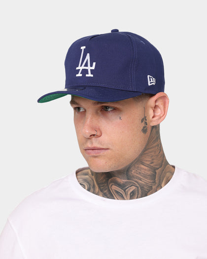 New Era Los Angeles Dodgers Throwback Logo Old Golfer Snapback OTC/Kelly Green