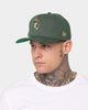 New Era Green Bay Packers Throwback Logo Old Golfer Snapback OTC/Kelly Green