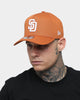 New Era San Diego Padres  "Rust Orange" 9FORTY A-Frame Snapback Rust