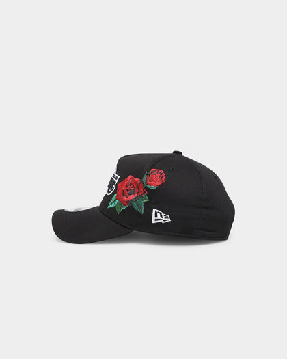New Era Los Angeles Lakers 'Rose Emblem' 9FORTY A-Frame Snapback Black/Rose