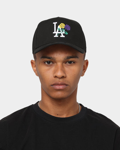 New Era Los Angeles Dodgers 'Rose Crossover' 9FORTY A-Frame Snapback Black/White
