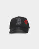 New Era Boston Red Sox 'Rose Emblem' 9FORTY A-Frame Snapback Black/Rose