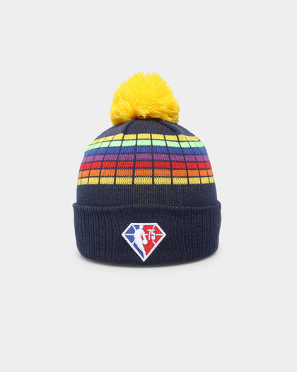 New Era Denver Nuggets NBA '21 City Off Knit Beanie Dark Blue
