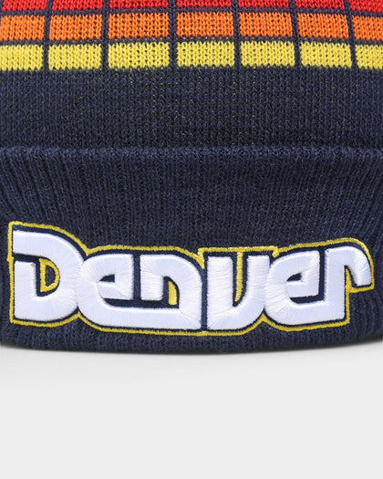 New Era Denver Nuggets NBA '21 City Off Knit Beanie Dark Blue