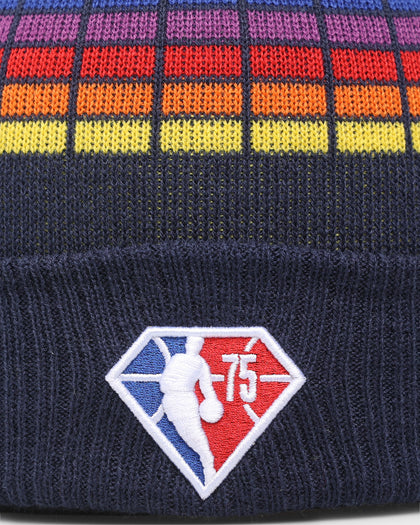 New Era Denver Nuggets NBA '21 City Off Knit Beanie Dark Blue