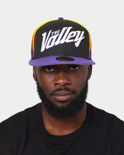 New Era Phoenix Suns 'NBA Authentics City Edition' 59FIFTY Fitted Dark Purple