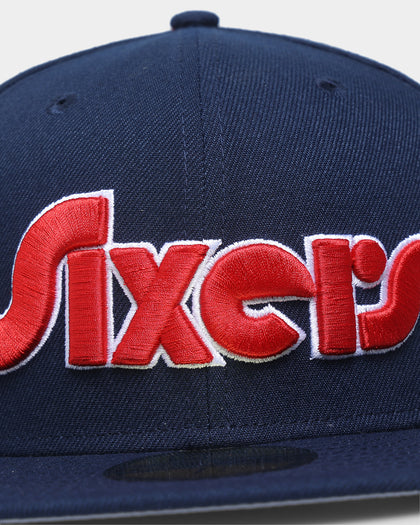 New Era Philadelphia 76Ers 'NBA Authentics City Edition' 59FIFTY Fitted Medium Blue