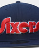 New Era Philadelphia 76Ers 'NBA Authentics City Edition' 59FIFTY Fitted Medium Blue