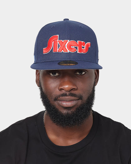 New Era Philadelphia 76Ers 'NBA Authentics City Edition' 59FIFTY Fitted Medium Blue