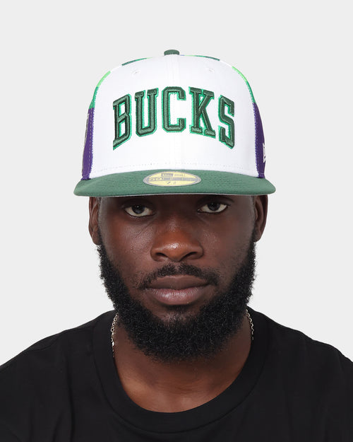 New Era Milwaukee Bucks 'NBA Authentics City Edition' 59FIFTY Fitted Dark Green
