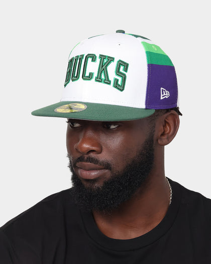 New Era Milwaukee Bucks 'NBA Authentics City Edition' 59FIFTY Fitted Dark Green