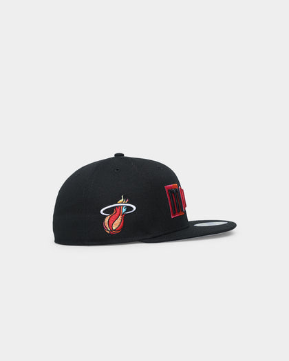 New Era Miami Heat 'NBA Authentics City Edition' 59FIFTY Fitted Black