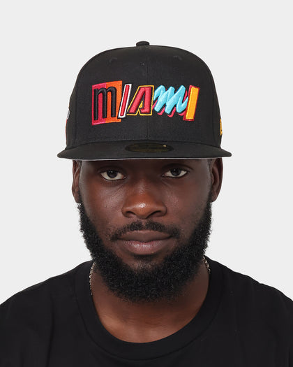New Era Miami Heat 'NBA Authentics City Edition' 59FIFTY Fitted Black