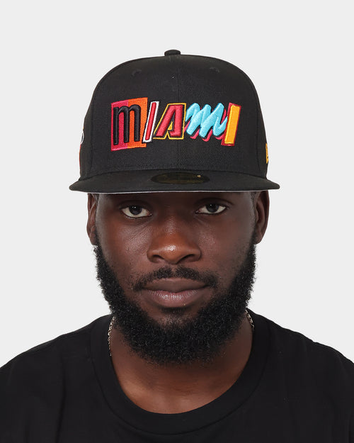 New Era Miami Heat 'NBA Authentics City Edition' 59FIFTY Fitted Black