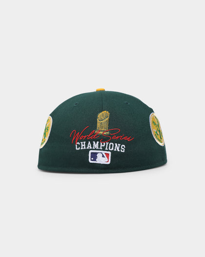 New Era Oakland Athletics 'World Champions' 59FIFTY Fitted Dark Green
