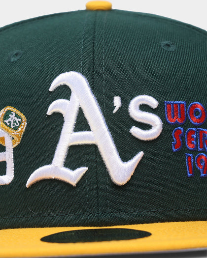 New Era Oakland Athletics 'World Champions' 59FIFTY Fitted Dark Green