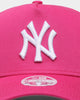 New Era Women's New York Yankees 'Hot Pink' 9FORTY A-Frame Snapback Hot Pink/White