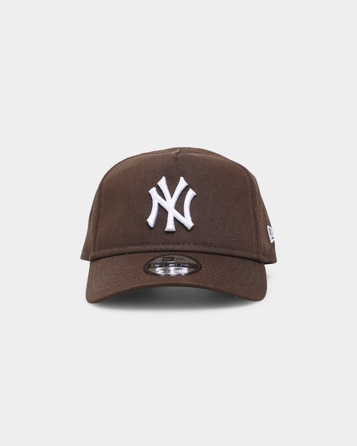 New Era Infant My 1st New York Yankees 'Walnut Brown' 9FORTY  A-Frame Stretch Fit Walnut/White