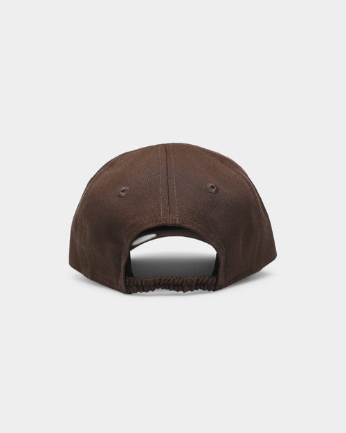 New Era Infant My 1st New York Yankees 'Walnut Brown' 9FORTY  A-Frame Stretch Fit Walnut/White