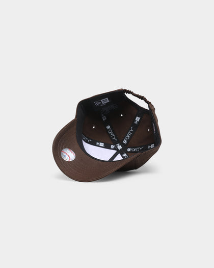 New Era Infant My 1st New York Yankees 'Walnut Brown' 9FORTY  A-Frame Stretch Fit Walnut/White
