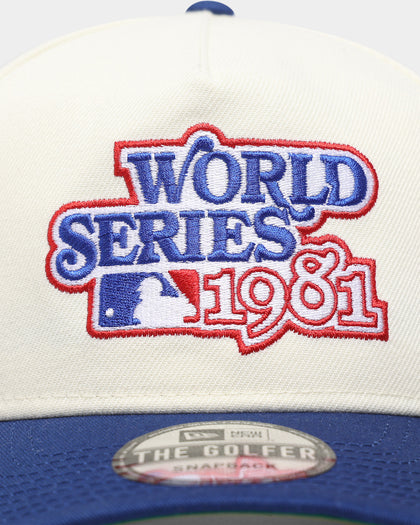 New Era Los Angeles Dodgers 'Off White World Series' Old Golfer Snapback Off White/White