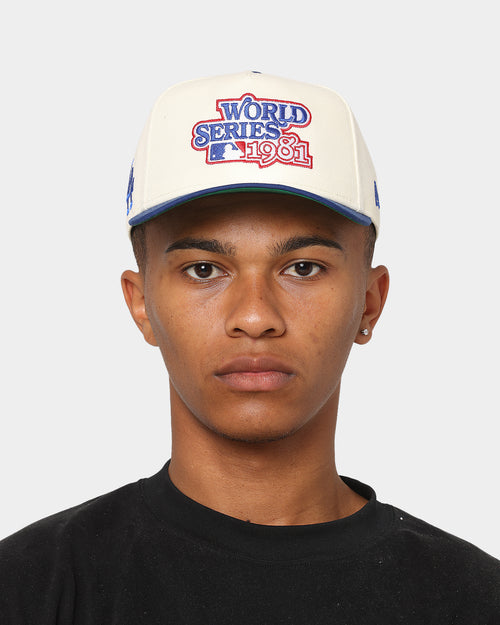 New Era Los Angeles Dodgers 'Off White World Series' Old Golfer Snapback Off White/White