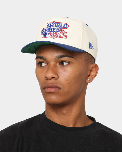 New Era Los Angeles Dodgers 'Off White World Series' Old Golfer Snapback Off White/White