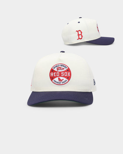 New Era Boston Red Sox 'Off White World Series' Old Golfer Snapback Off White/White