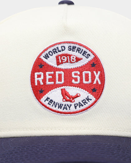 New Era Boston Red Sox 'Off White World Series' Old Golfer Snapback Off White/White