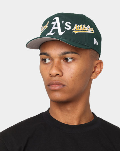 New Era Oakland Athletics 'Shadow Team Logo' Old Golfer Snapback Original Team Colours