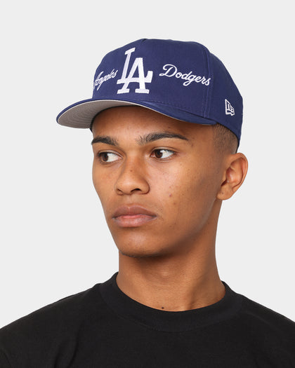 New Era Los Angeles Dodgers 'Shadow Team Logo' Old Golfer Snapback Original Team Colour