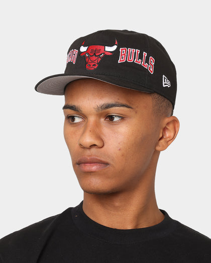 New Era Chicago Bulls 'Shadow Team Logo' Old Golfer Snapback Original Team Colour