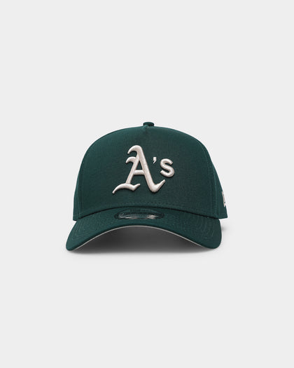 New Era Oakland Athletics 'Evergreen' 9FORTY A-Frame Snapback Forest Green
