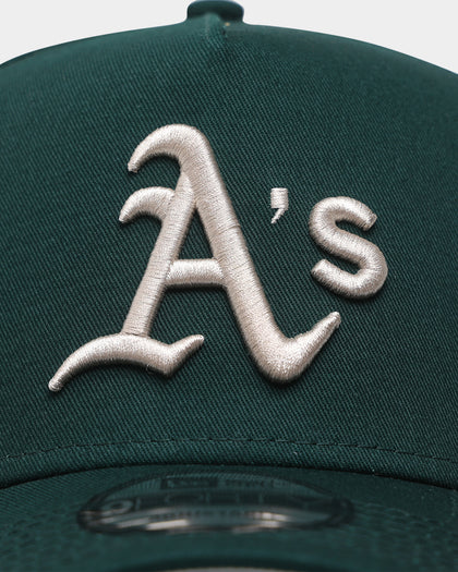 New Era Oakland Athletics 'Evergreen' 9FORTY A-Frame Snapback Forest Green